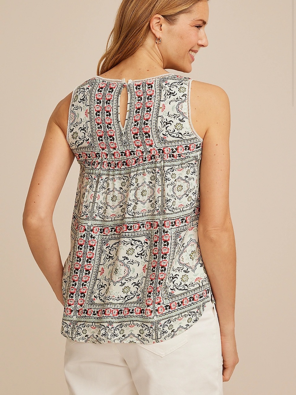 NWT Maurice’s Floral Trim Tank - Picture 3 of 9